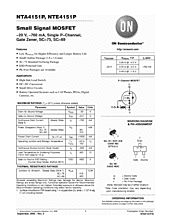 DataSheet NTA4151P pdf